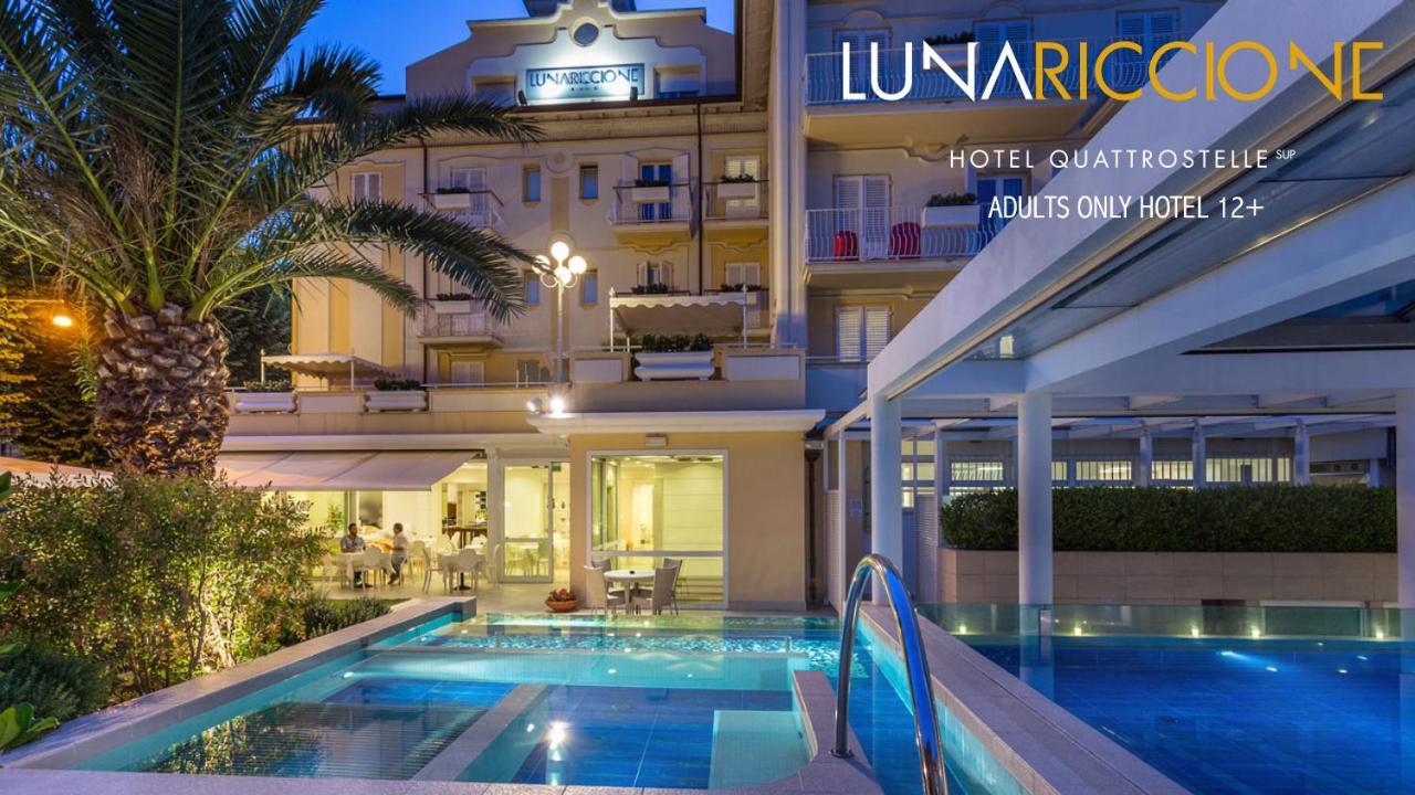 Hotel Luna Riccione e Aqua Spa Only Adults +12 Esterno foto