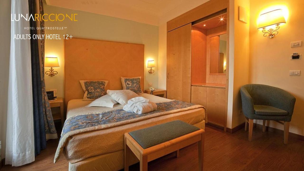 Hotel Luna Riccione e Aqua Spa Only Adults +12 Esterno foto