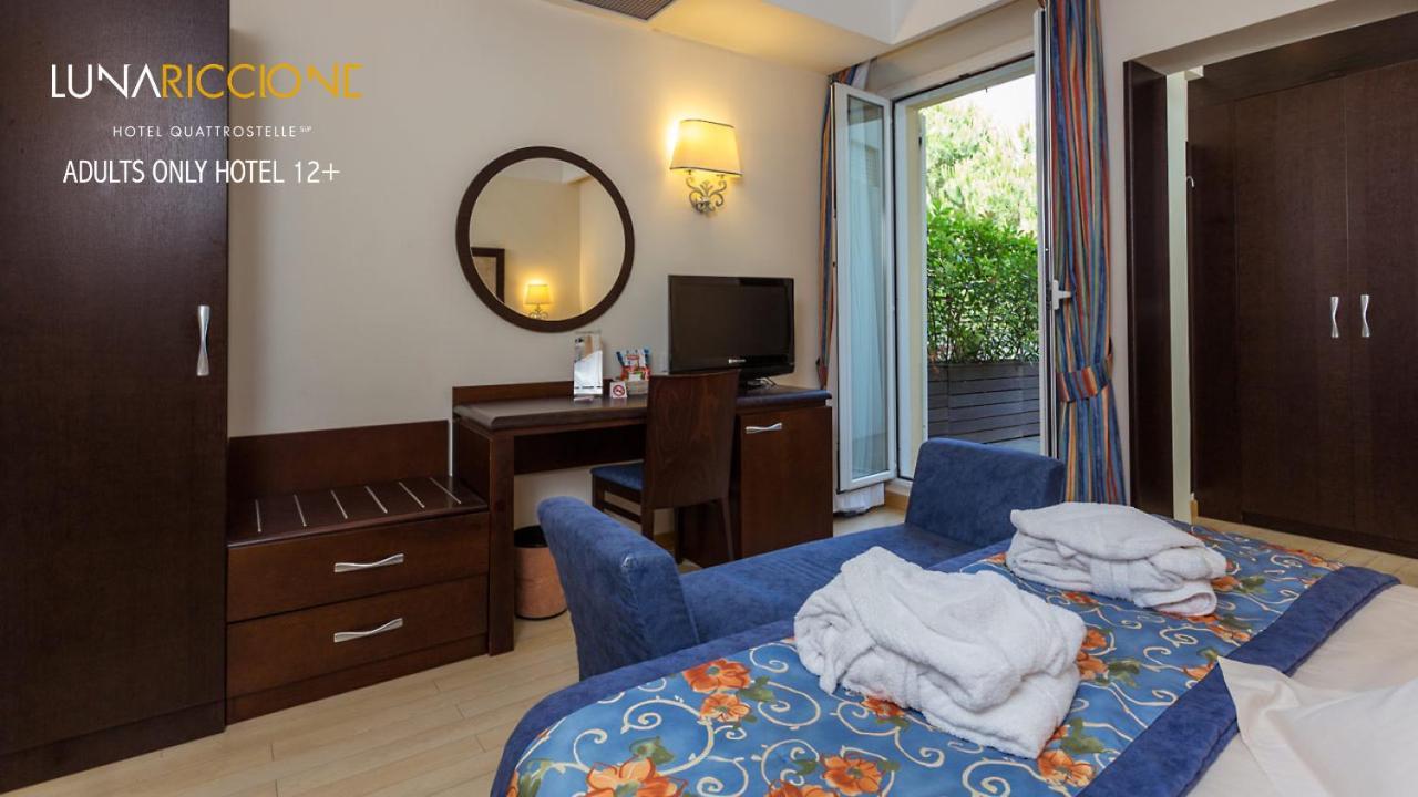 Hotel Luna Riccione e Aqua Spa Only Adults +12 Esterno foto